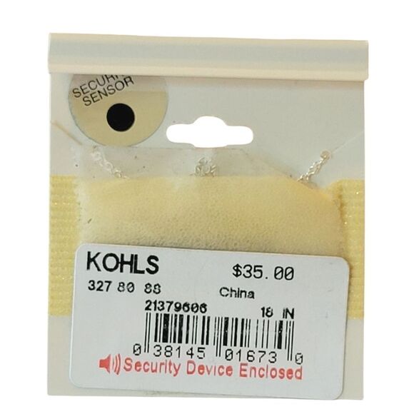 Kohl's Sterling Silver Cross Necklace with Sparkling CZ Accents - Picture 4 of 4